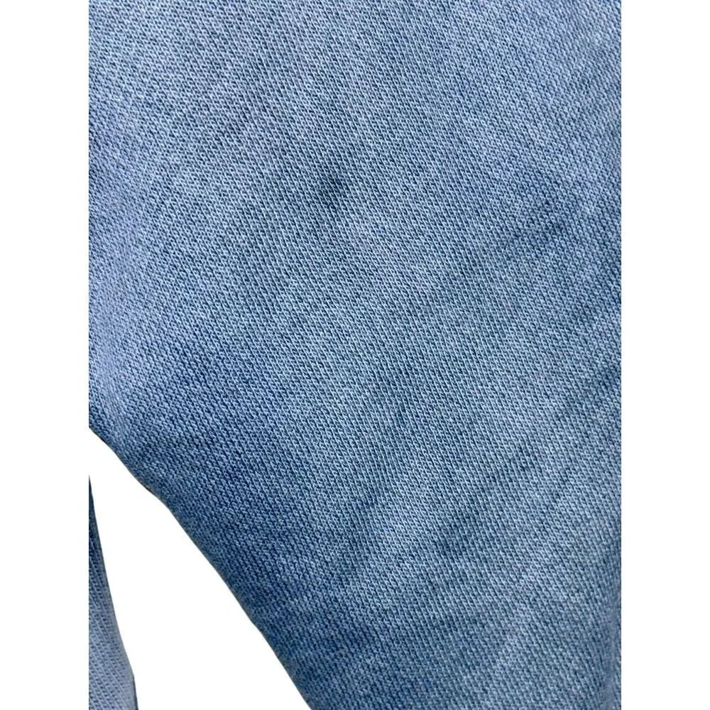 Abercrombie & Fitch Soft AF Max Essential Blue Full Zip Hoodie Sweatshirt Size L